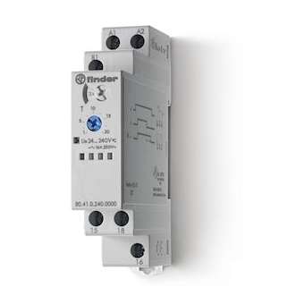 Tempo fonction BE multitension 1RT 16A 12-240V AC/DC, de 0,1s à 24h|Finder-FID804102400000
