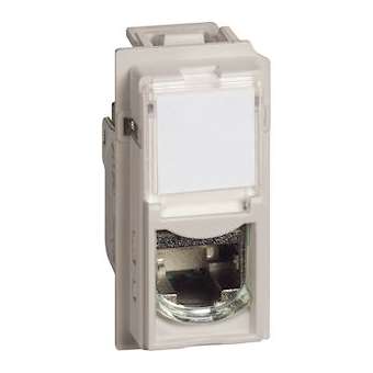Prise RJ45 cat.6 FTP Living Now 1 module - sable|Bticino-TICBTKM4279C6F