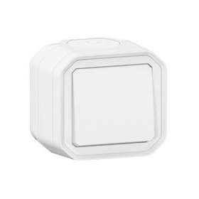 Interrupteur ou va-et-vient 10AX 250V Plexo complet saillie blanc|Legrand-LEG069751L