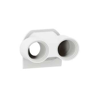 Embout presse-étoupe Plexo 2 entrées ISO20 blanc|Legrand-LEG069671L