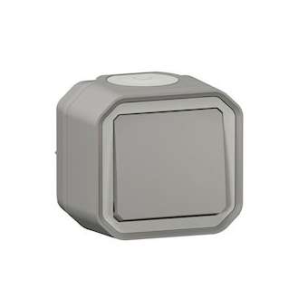 Interrupteur ou va-et-vient Plexo complet saillie - gris|Legrand-LEG070000