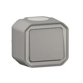 Interrupteur ou va-et-vient Plexo complet saillie - gris|Legrand-LEG070000