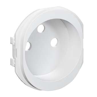 Ovalis - Enjoliveur seul prise de courant 2P+T 16A Blanc|Schneider Electric-SCHS260659