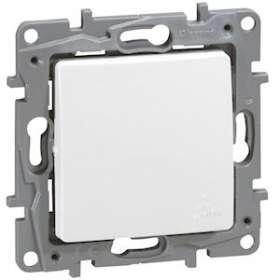 Poussoir IP44 étanche à l'air Niloé 6A 250 V~ - NO-NF - Pur|Legrand-LEG664725