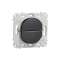 Ovalis - interrupteur - 10A - sans plaque de finition -Anthracite