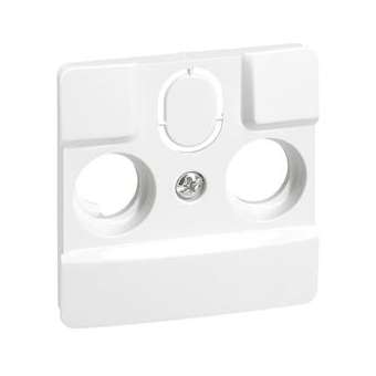 Adaptateur TV-R Niloé avec enjoliveur - finition Pur|Legrand-LEG664767