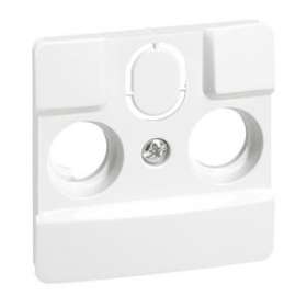 Adaptateur TV-R Niloé avec enjoliveur - finition Pur|Legrand-LEG664767