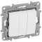 Interrupteur triple Niloé 10 AX 250 V~ - Pur