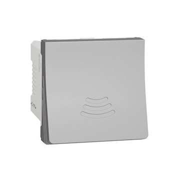 Unica - buzzer - 76-80dB/1m - 230vca - 2 modules - Alu - mécanisme seul|Schneider Electric-SCHNU378530