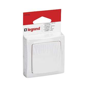 Interrupteur ou va-et-vient Appareillage saillie - blanc|Legrand-LEG097340