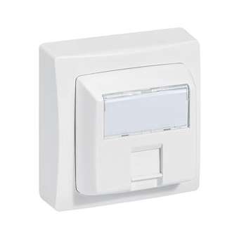 Prise RJ45 multimédia catégorie 5e FTP Appareillage Saillie - blanc|Legrand-LEG097618