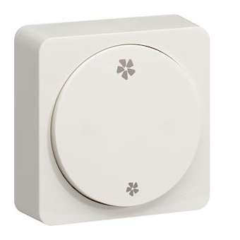 ateha interrupteur va-et-vient ou poussoir VMC complet|Hager-HAGWJC048B