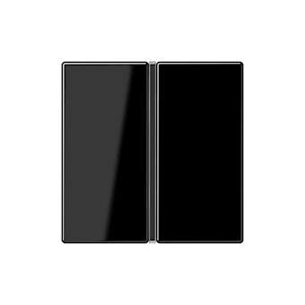 Kit touche complet 1 voie platine F40 / A 500 Noir|Jung france-IUNA401TSASW