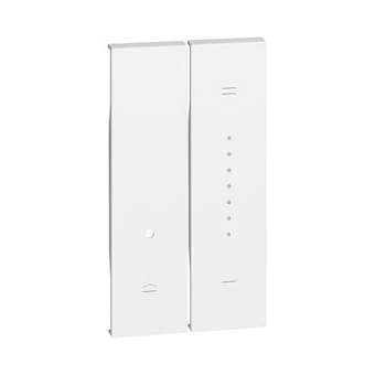 Enjoliveur Living Now pour variateur 2 modules - blanc|Bticino-TICBTKW19