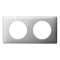 Plaque Céliane - Métal Aluminium - 2 postes|Legrand-LEG099866