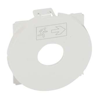 Enjoliveur Céliane pour interrupteur à clé pour BAES - Blanc|Legrand-LEG068199