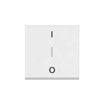 Interrupteur bipolaire + borne repiquage neutre 10AX 250V~ Mosaic 2 mod - blanc|Legrand-LEG077050L