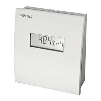 Sonde qualité air ambiance CO2+T+H LCD|Siemens HVAC-SBAQPA2062D
