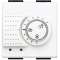 Thermostat électronique d'ambiance Livinglight - Blanc|Bticino-TICN4441