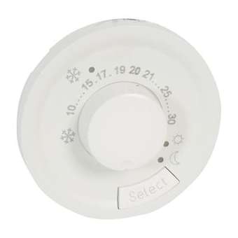 Enjoliveur Céliane pour thermostat fil pilote - Blanc|Legrand-LEG068245