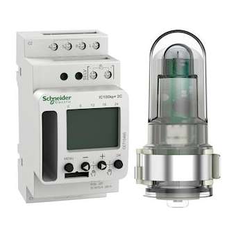 Acti9 IC100kp+ - interrupteur crépusculaire programmable - 2 canal - smart|Schneider Electric-SCHCCT15495