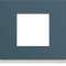 Plaque gallery plastique peint 1 poste river|Hager-HAGWXP0702