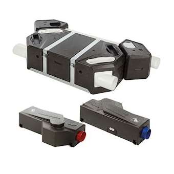 VMC double flux Très Haut Rendement, échangeur/ventilateurs déportés, cde radio|S&P France ( Unelvent )-UNE600092