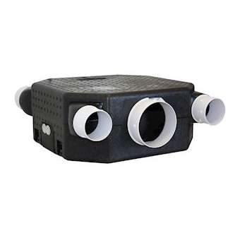 Caisson VMC hygro extra-plat 185 mm très basse conso 6,4 W-Th-C jusqu'à 4 sanit|S&P France ( Unelvent )-UNE604900