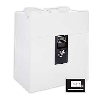 VMC double flux IDEO, 325 m3/h, pilotable par cde radio + kit accessoires P08|S&P France ( Unelvent )-UNE600085