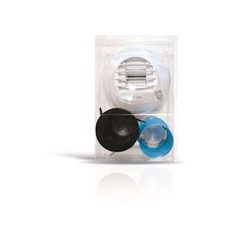 Kit TWIST&GO + bouche auto WC 15m3/h D80 griffes|Atlantic clim ventil-ELG423112