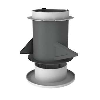 Ondea 125 p - bouche d'extraction et d'insufflation reglable orientable placo|Atlantic clim ventil-ELG521634