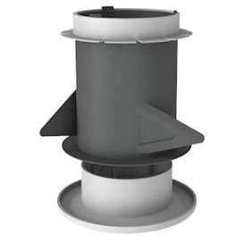 Ondea 125 p - bouche d'extraction et d'insufflation reglable orientable placo|Atlantic clim ventil-ELG521634