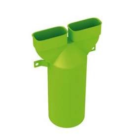 Xrmd 60x130x125 - raccord mixte droit 60x130x125 clip & go avec bouchon|Atlantic clim ventil-ELG464004