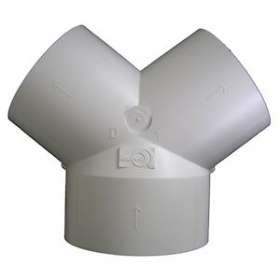 Dérivation en PVC à 1 piquage D150 mm et 2 piquages D125 mm|S&P France ( Unelvent )-UNE867676