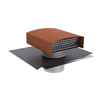 Ct 355 ardoise - chapeau de toiture gris pour sorties conduits diamètre 355|Atlantic clim ventil-ELG543708