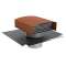 Ct 355 ardoise - chapeau de toiture gris pour sorties conduits diamètre 355