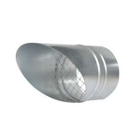 Auvent pare-pluie acier galvanisé diamètre de raccordement 500 mm.|S&P France ( Unelvent )-UNE875067