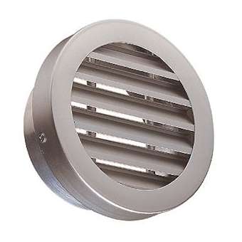 Grille extérieure murale circulaire en alu pour air neuf / vicié AR 637 D315|Aldes-ALD11052244
