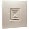 Diffuseur fixe pour dalles de plafond 600x600 acier blanc SF 704 TP 375x375mm
