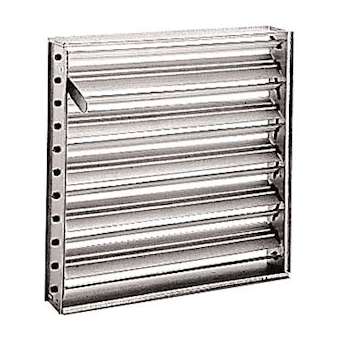 Registre B 700 carré réglable depuis la face du diffuseur Acier 375x375mm|Aldes-ALD11051324