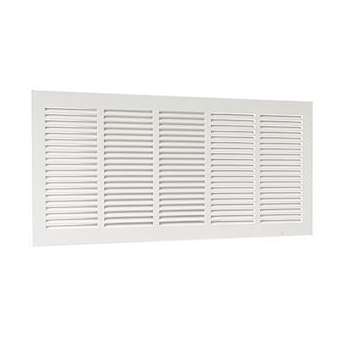 Grille emboutie intérieure en acier SR 377 200x100 mm|Aldes-ALD11050260