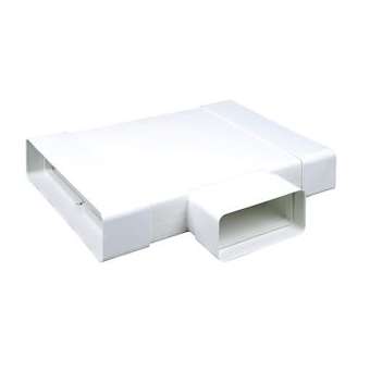 Tehr 55x220x110 - te horizontal rectangulaire section 55x220 avec section 55x110|Atlantic clim ventil-ELG460024