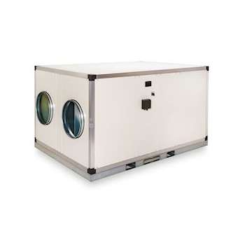 Centrale double flux THR 93% vert gauche 1600 m3/h, PRO REG, batterie électrique|S&P France ( Unelvent )-UNE240708