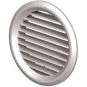 Grille extérieur ronde GPA 160 mm plastique - Blanc|Aldes-ALD11001505