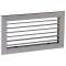 Grille simple déflexion de reprise en alu AC 101 fixation par clips 200x100