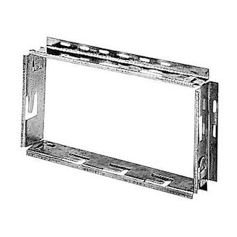 Contre-cadre de montage F4 en acier galvanisé pour grille murale 300x300 mm|Aldes-ALD11053788