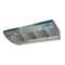 Hotte inox semi-pro, 1000 m3/h, commande digitale progressive, long 900 mm