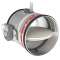 Clapet coupe-feu 2 H, circulaire, contacts début/fin de course, NF, D315 mm