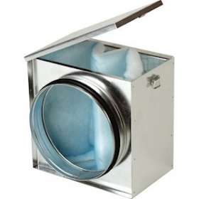 Caisson filtre G4, trappe d'accès au filtre, raccordement à joint D 160 mm|S&P France ( Unelvent )-UNE973669