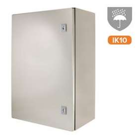 Coffret étanche PSWB IP 66 en métal 600 x 800 x 300 mm avec plaque de fond|-IZYPSWB608030